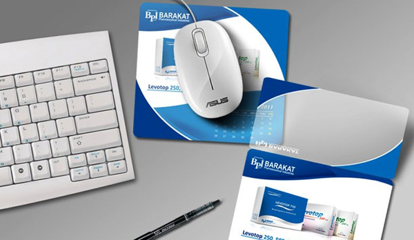 mouse mat & Calendar for pharmaceutical Company